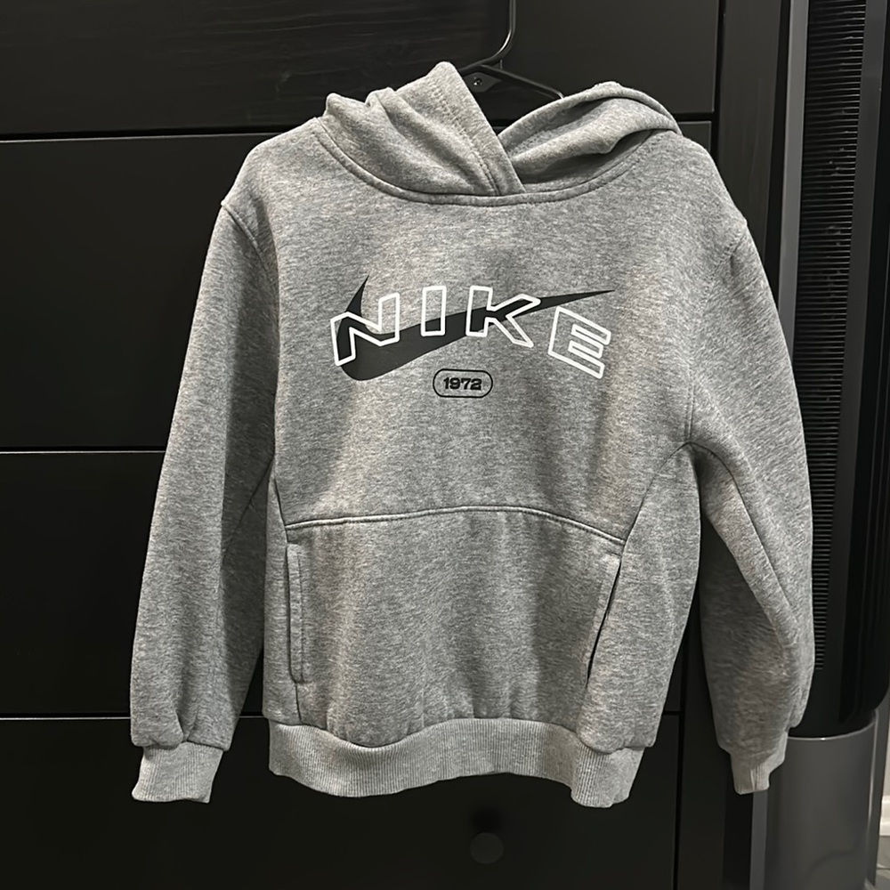 Nike Toddler Heather Gray Pullover Hoodie